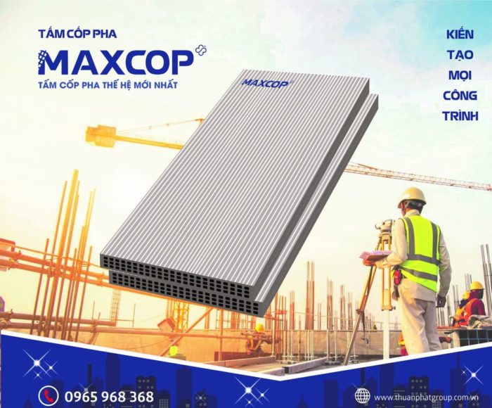 ưu điểm của cốp pha nhựa Maxcop