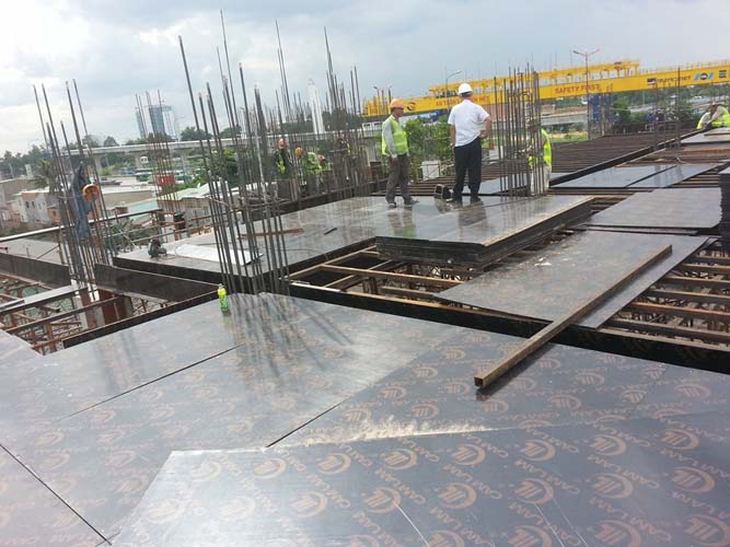 cốp pha gỗ ép