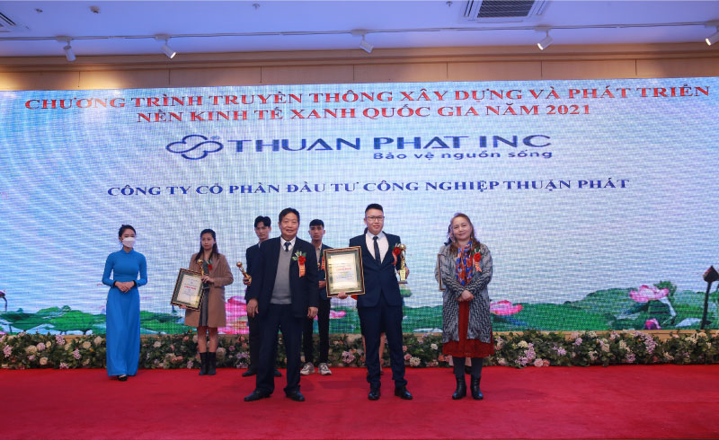 Thuận Phát INC được vinh danh top 10 thương hiệu vì môi trường