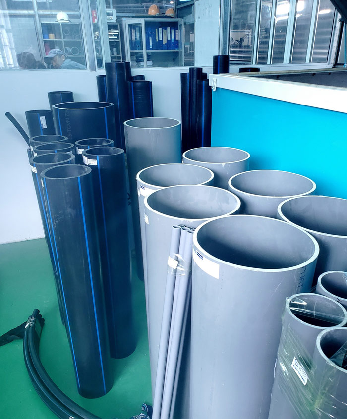 lấy mẫu thử nghiệm các sản phẩm upvc, hdpe 