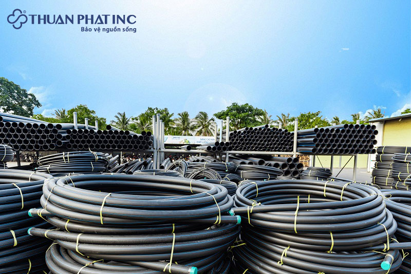 Giá ống nhựa HDPE của Thuận Phát dao động từ vài chục nghìn đồng đến vài triệu đồng một mét dài