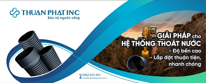 ống HDPE gân sóng 2 lớp Thuận Phát