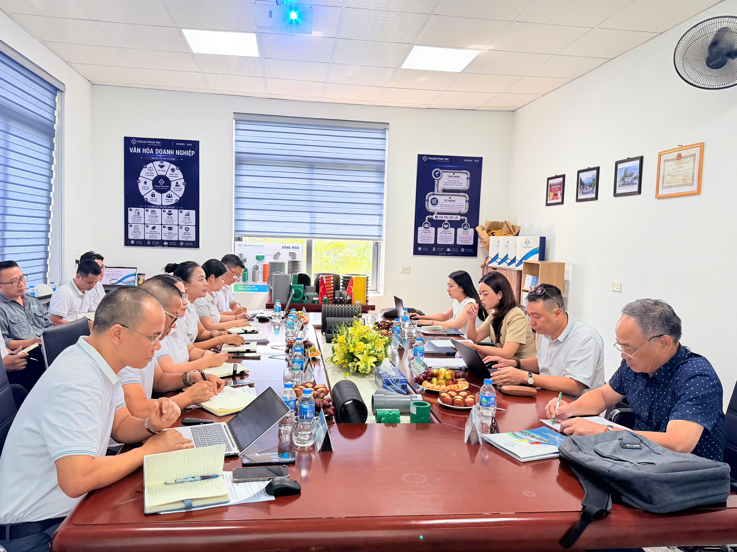 Thuận Phát INC đón đoàn QUACERT đánh giá định kỳ bộ tiêu chuẩn ISO 9001:2015 và các tiêu chuẩn, quy chuẩn cho sản phẩm